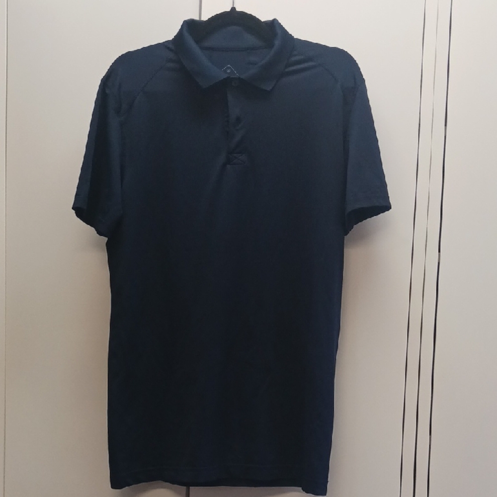 Lot Of 2 Large Bonobos Deep Blue And Black Polo Shirt